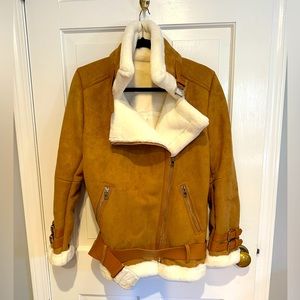 Tan Bomber Jacket - BRAND NEW
